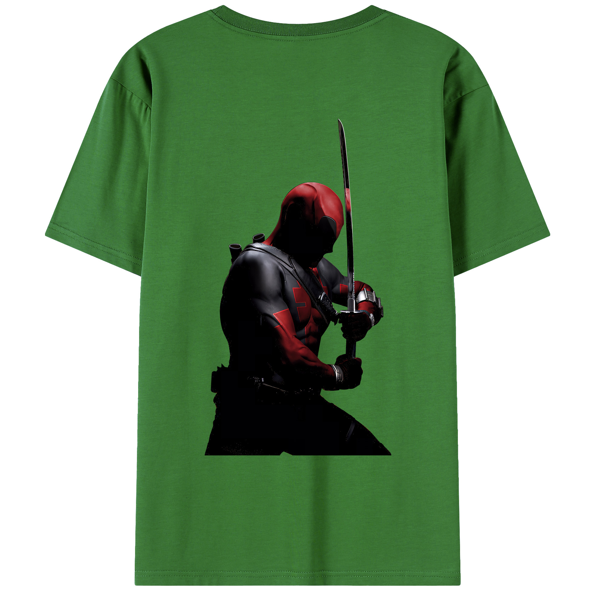 （画像用） Deadpool デッドプール レディース半袖Tシャツ(バックプリント)